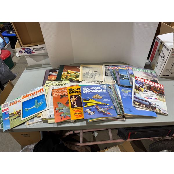 Aviation and other scale, models books, etc.