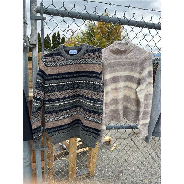 Abercrombie and Fitch and Old Navy, small sweaters