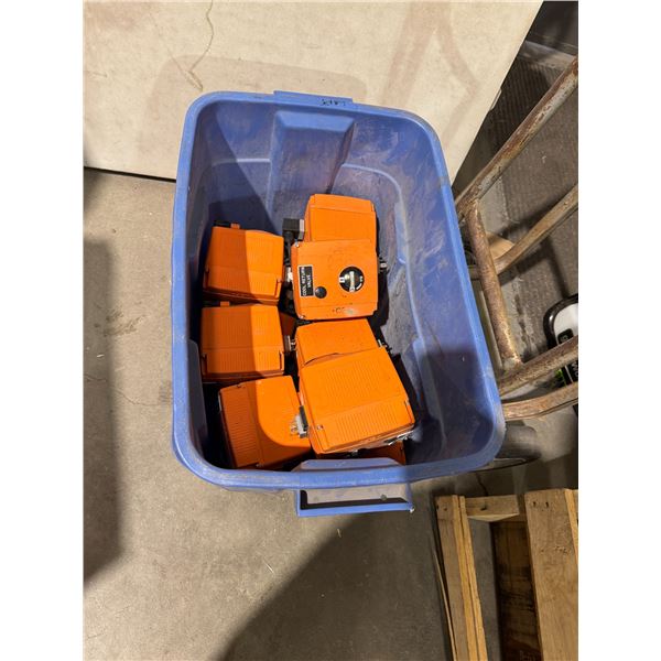 Bin of actuators