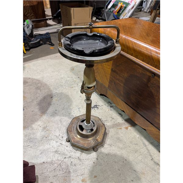 Antique ashtray on stand