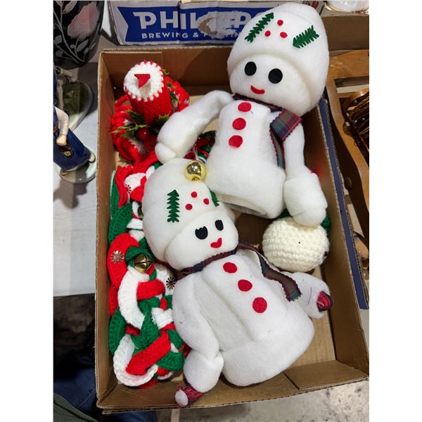 Crafting snowman, etc.