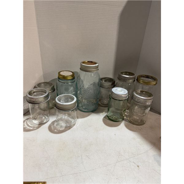 Glass jars