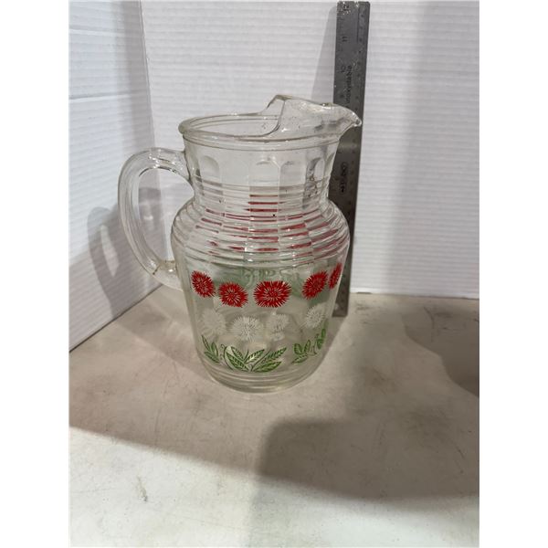 Glass pitcher