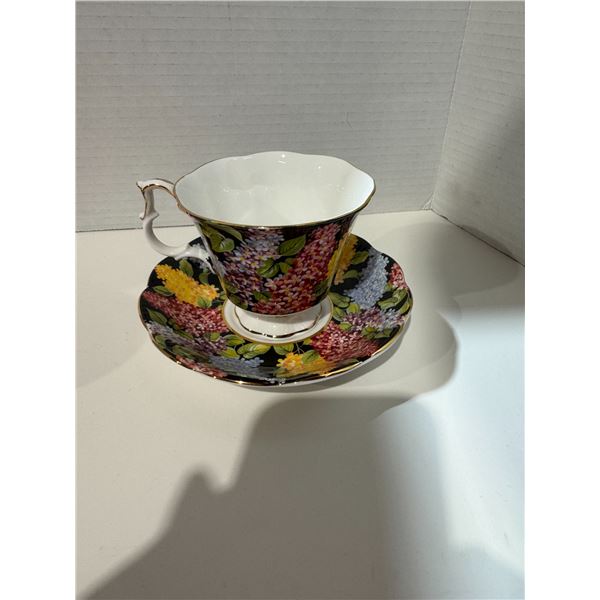 Royal Albert Cynthia teacup saucer