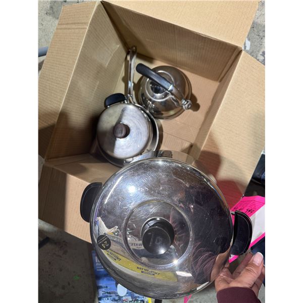 Pots and pans and Kettle