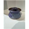 Image 1 : Signed, lidded pottery dish