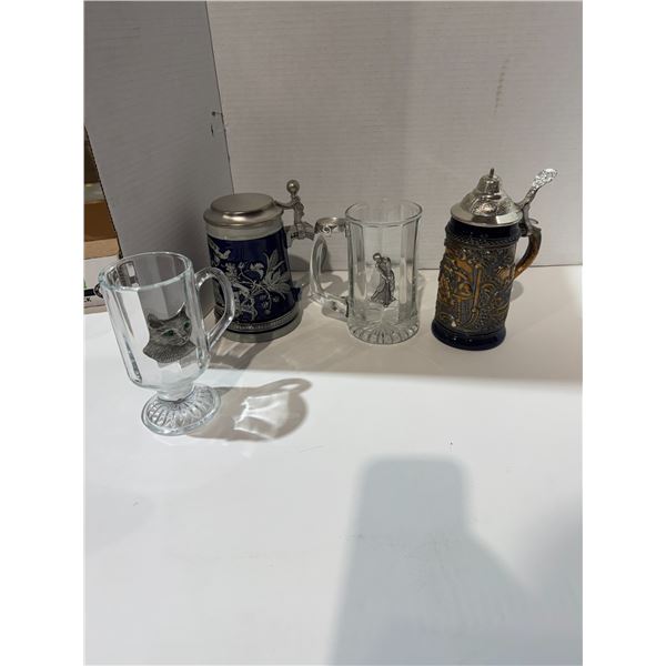 Steins and mugs