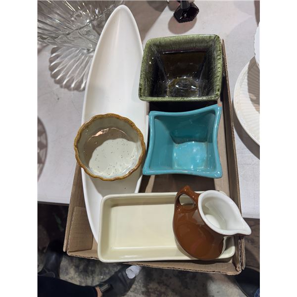 Pottery, planters, and serving dishes  decor