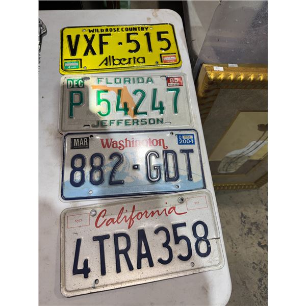 License plates