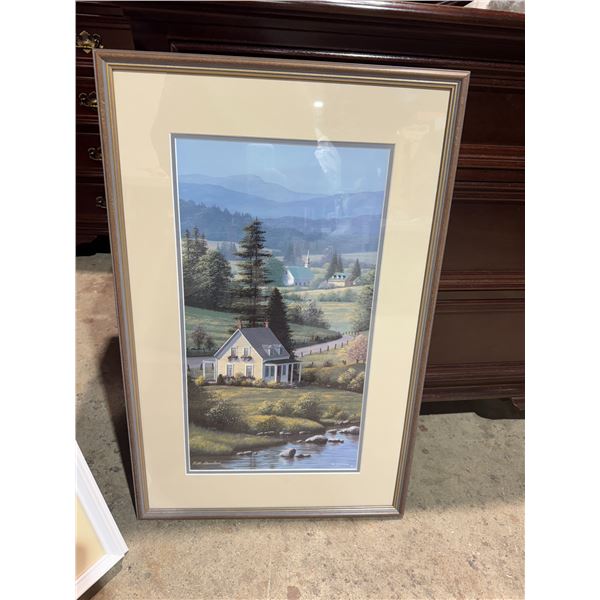 Spring Cottage by Bill Saunders limited edition print