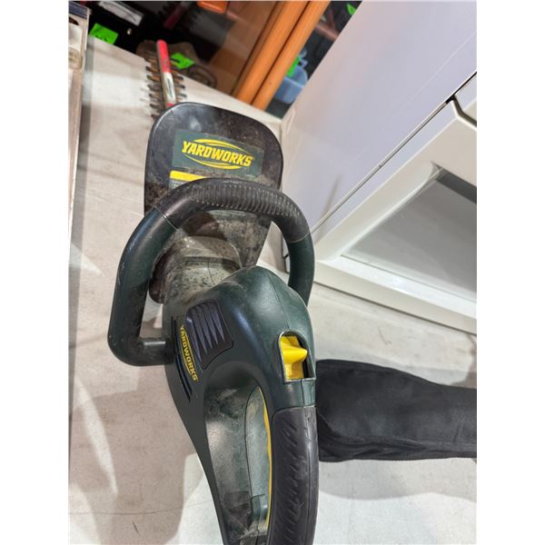 Yardwork, hedge trim