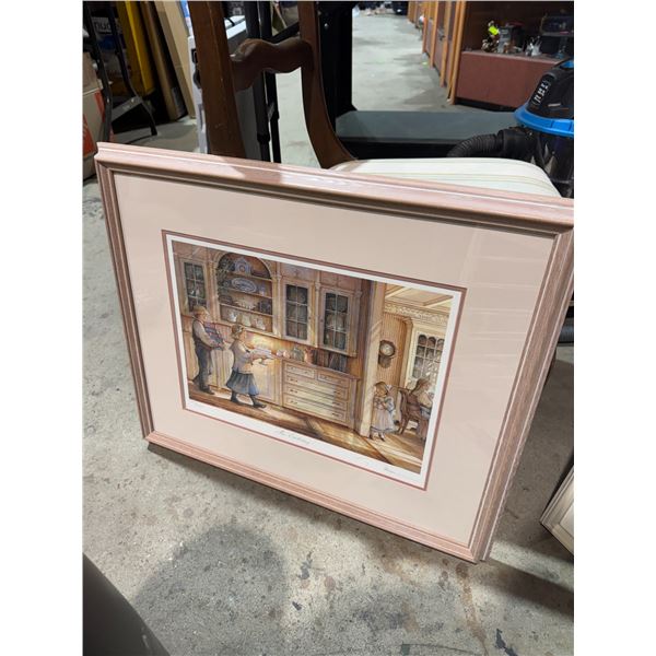 The birthday numbered and signed artwork