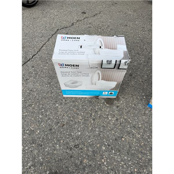 Elevated toilet seat