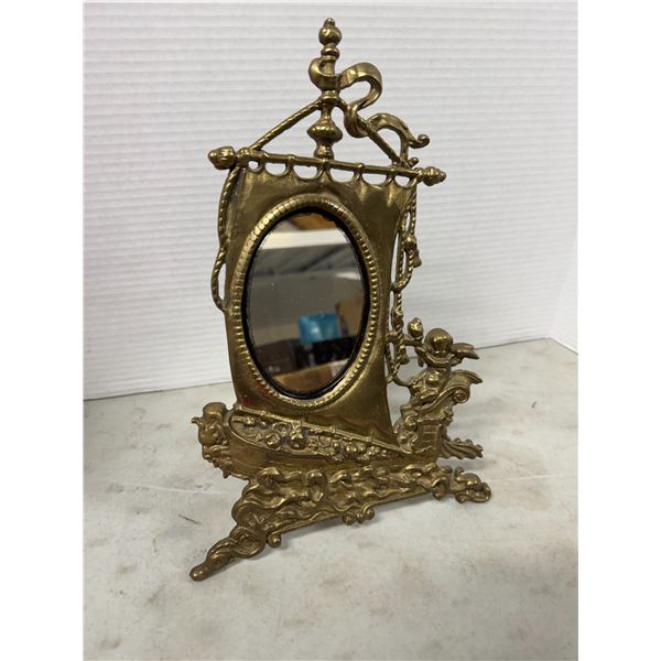 Antique Victorian brass ship me