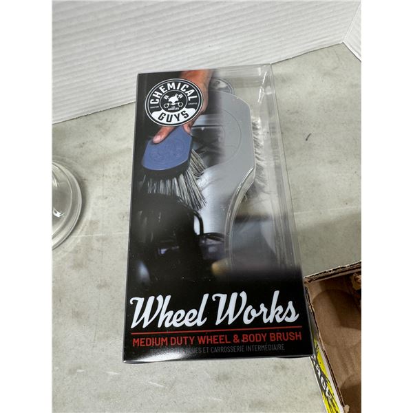 Chemical guys wheel body brush, New