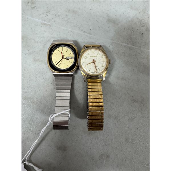 Two vintage wrist watches working