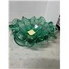 Image 2 : Marano green 11 inch centerpiece bowl 7.5 pounds