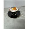 Image 1 : 1940s Aynsley Black with flowers cup, and saucer