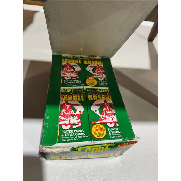 Score 1991 Major league series one baseball cards