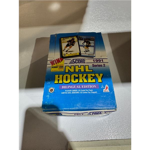 Score NHL 1991 series 2 hockey cards