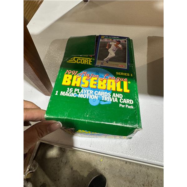 Score 1991 Major league baseball cards