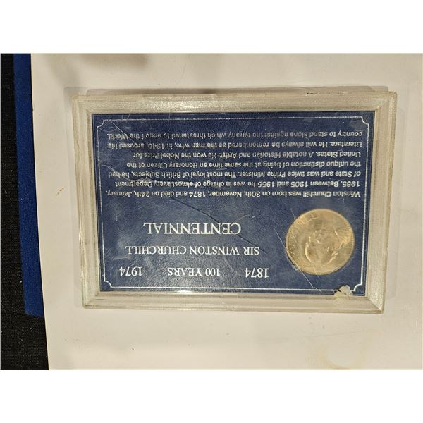 Winston churchhill 100yr coin