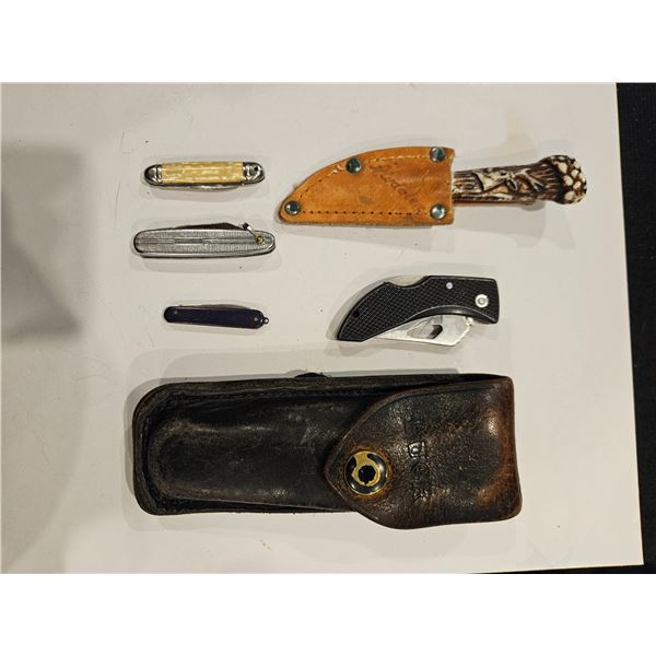 Assorted pocket knives