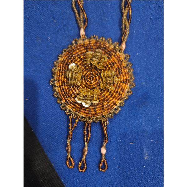 Long beaded necklace