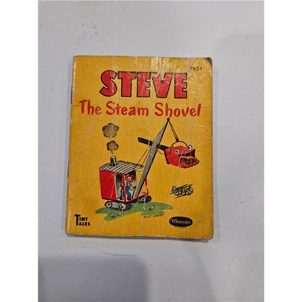 Antique Steve the steam shovel book
