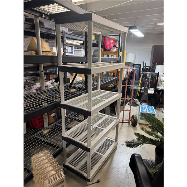 Plastic shelving