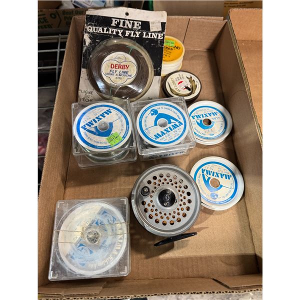 Fishing reel and fishing line