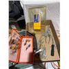 Image 1 : Stud sensor, fishing flies, and other to