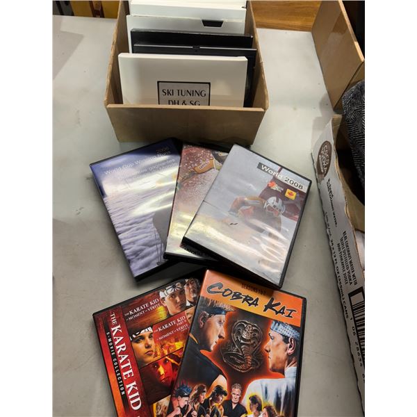 DVDs and VHS is