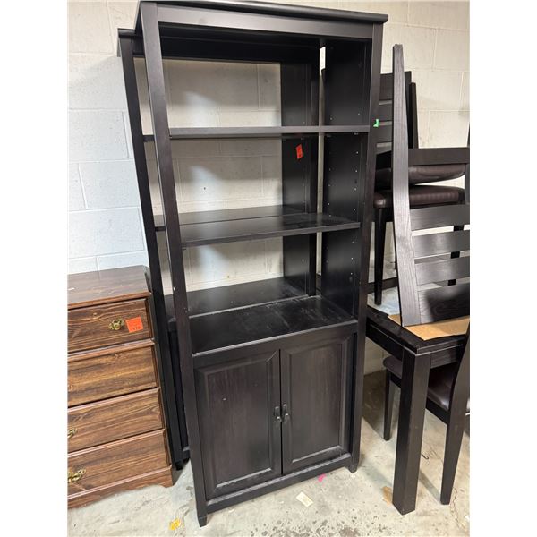 Shelf measures 29 1/4" x 12" x 72" tall