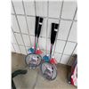 Image 1 : Badminton rackets, and birdies