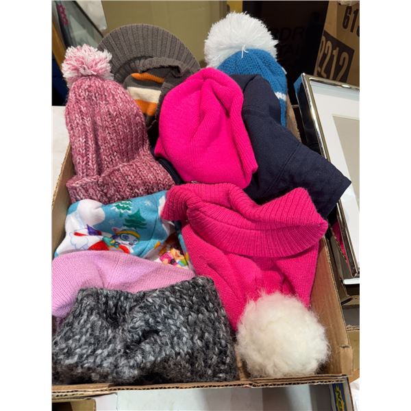 Assorted tools and hats