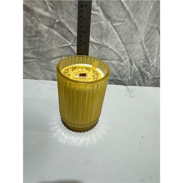 New citrus lemon candle