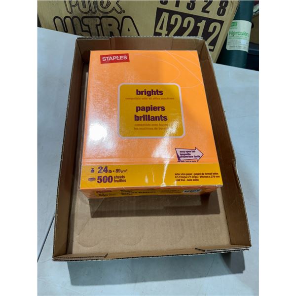 New brights orange 24 pound 500 sheet paper