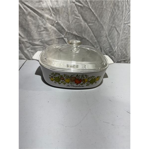 Pyrex backing dish