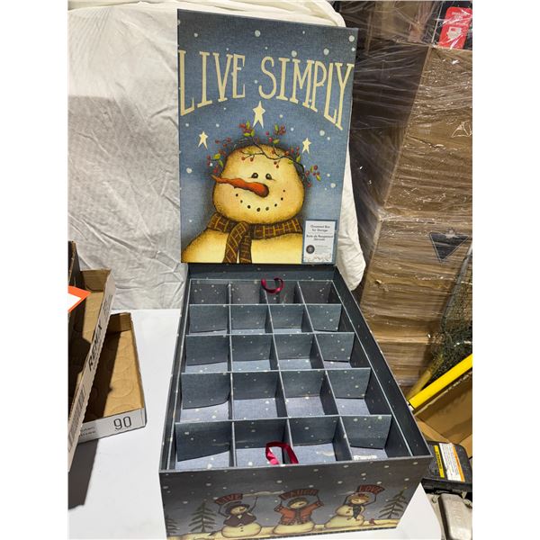 Ornament storage box