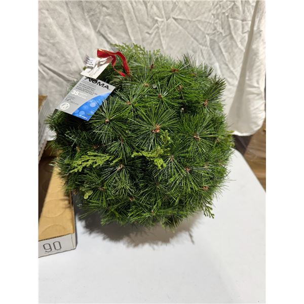 Norma battery operated LED hanging ball 14"