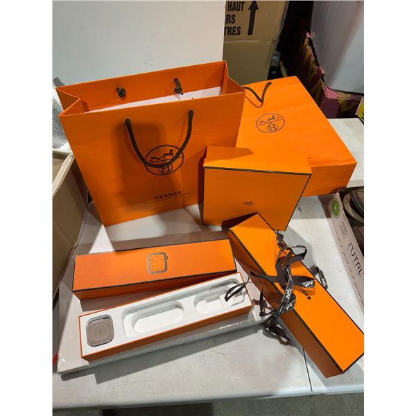 Hermes boxes and bags