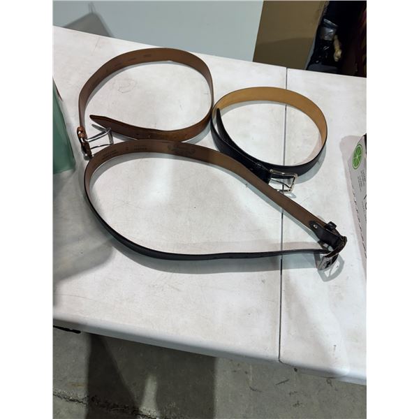 Belts Italian made and Allen Edmonds and BRASCIAS size 36/38