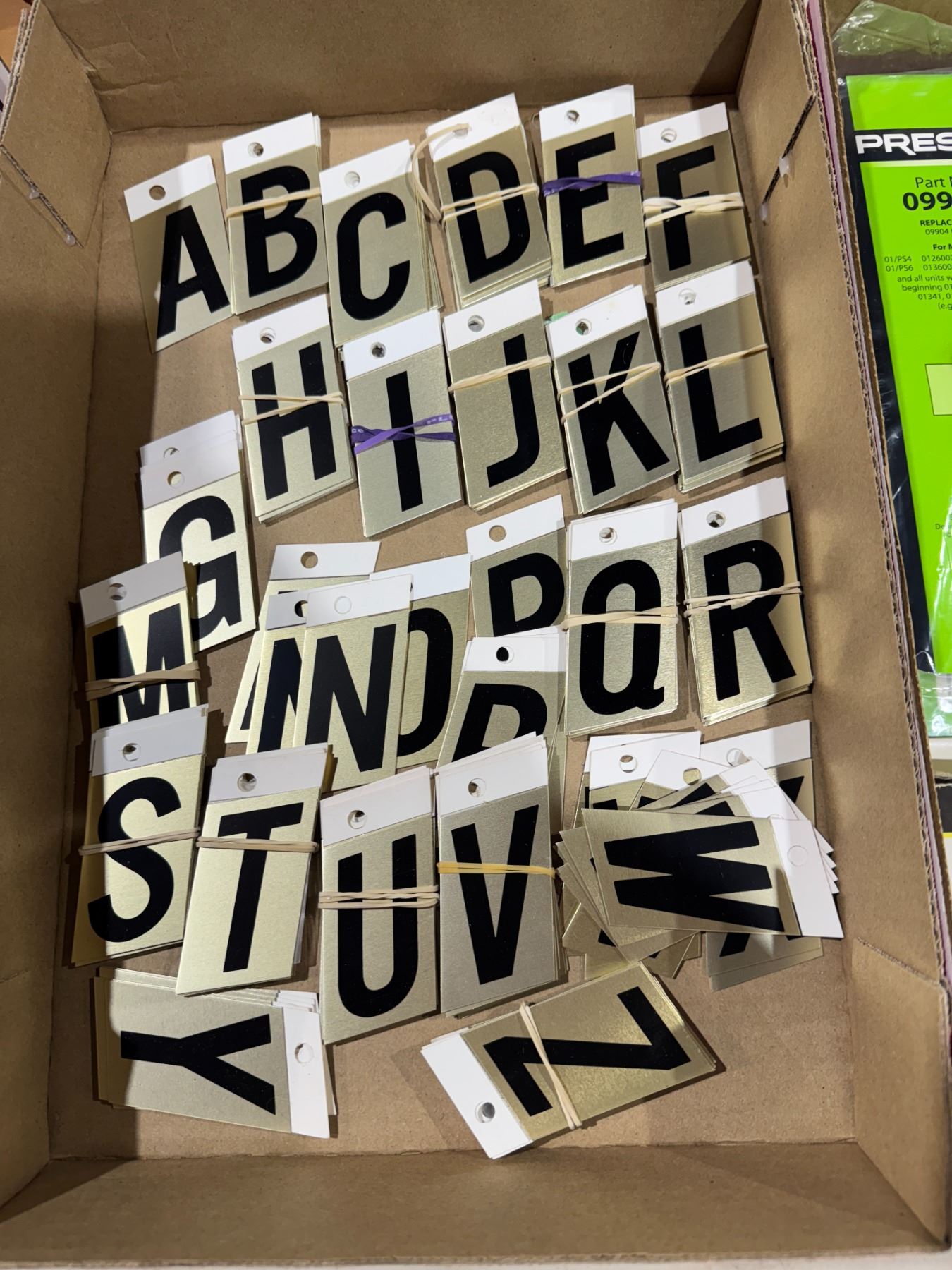 Sticker letters