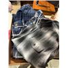 Image 1 : 3 plaid shirts, size large