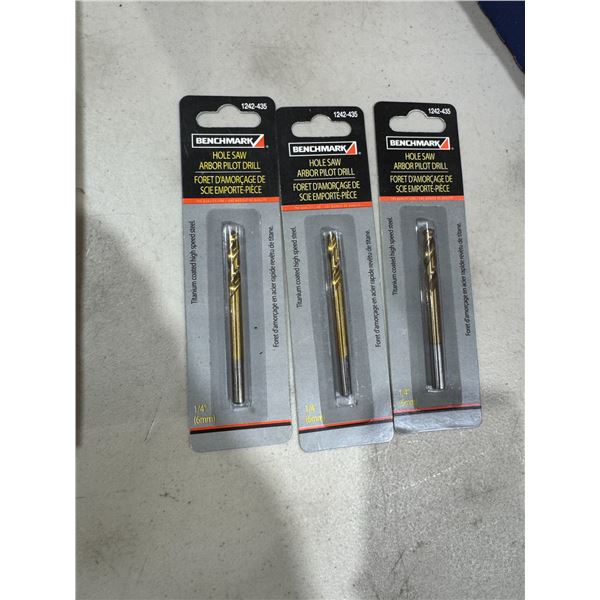 New benchmark Hole saw Arbor pilot drillbit