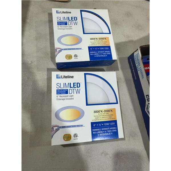 New slim LED 6 inch recessed lights