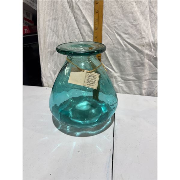 Glass vase  made in Spain