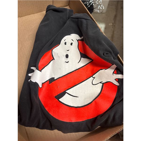 Ghostbusters shirt size not shown