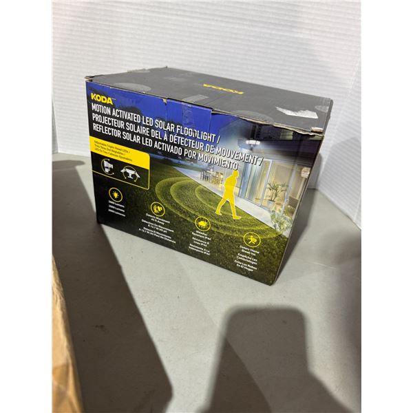 KODA motion activated LED solar floodlight